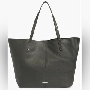 Rebecca Minkoff Gray Studded Leather Tote